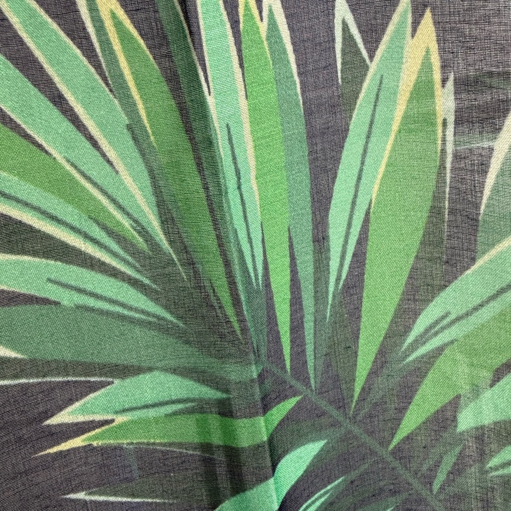 Women’s Pokoloko Green Leaf Print Scarf - Picture 3 of 8